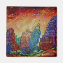 Detroit Artwork Magnet