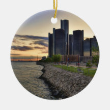 Detroit Christmas Ornament