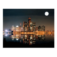 Detroit City Post Card