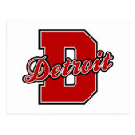 Detroit Letter Post Card