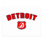 Detroit Throwback Postcard