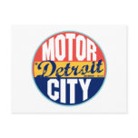 Detroit Vintage Label postcards