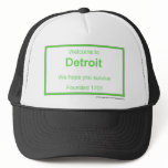 Detroit welcome hats