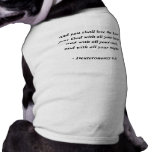 DEUTERONOMY 6:5 pet clothing