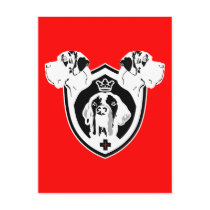 Deutsche Dogge Wappen Post Card