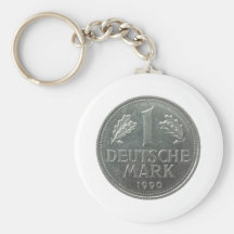 Deutsche Mark coin Keychain