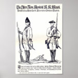 Deutscher Soldaten in 1749 posters