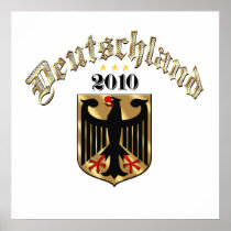 Deutschland Adler 2010 Wappen Fussball gifts Print