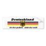 deutschland bumper sticker