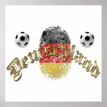 Deutschland DNA football gifts Germany flag tees Print