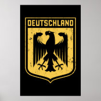 Deutschland Eagle -  German Coat of Arms Print