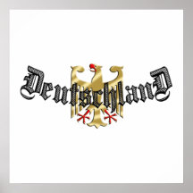 Deutschland Eagle logo tees and presents Print