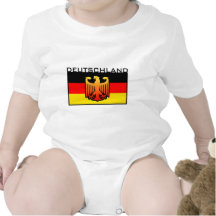 Deutschland Flag Bodysuits
