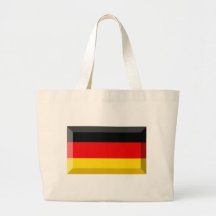 Deutschland Flag Gem Canvas Bags