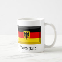 Deutschland Flag Gem Mugs