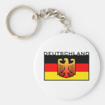 Deutschland Flag Key Chains