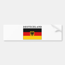 Deutschland Flagge Bumper Sticker