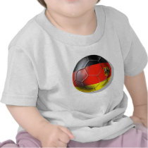 Deutschland Fußball 2010 soccer ball gifts T-shirt