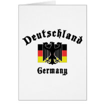 Deutschland Germany Flag Card