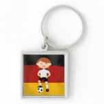 Deutschland Germany Fußball Mädchen 3 Keychains