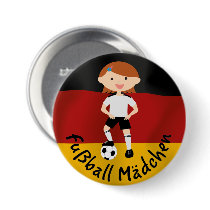Deutschland Germany Fußball Mädchen 3 v2 Pins