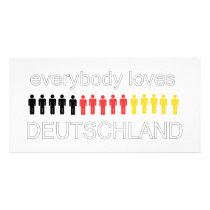 Deutschland lover gifts! customized photo card
