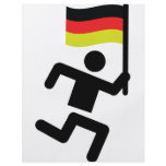 Deutschland runner icon flyers