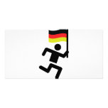 Deutschland runner icon photo cards