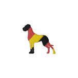 Deutschland Stick Dogge embroidered shirts