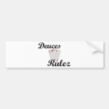 Deuzes Red Poker Autosticker