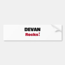 Devan Rocks Bumper Sticker