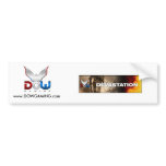 Devastation, logoDOWteam, www.DOWGAMING.com bumper stickers