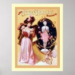 Devere's High Rollers Burlesque~Vintage Burlesque posters