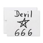 devil 666 icon invitation