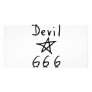 devil 666 icon photo card