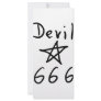 devil 666 icon full color rack card