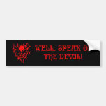Devil Bumper Sticker