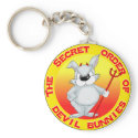 DEVIL BUNNIES RULE! keychains