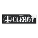 devil clergy bumper sticker