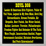 DEVIL DOG ( POSTER ) posters