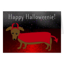 Devil Doggie Greeting Cards