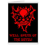 Devil Face Cards