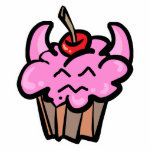 Devil Food Cupcake photo sculptures