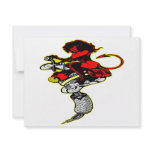 Devil Girl On Tattoo Machine invitations