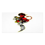 Devil Girl On Tattoo Machine photo cards