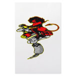 Devil Girl On Tattoo Machine Customized Stationery