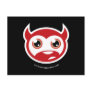 Devil head postcard