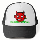 Devil Head with text hats