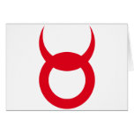Devil Horns - Emo, goth, alternative, rock, grunge Card