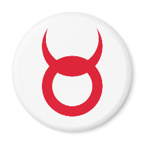 Devil Horns - Emo, goth, alternative, rock, grunge Fridge Magnets